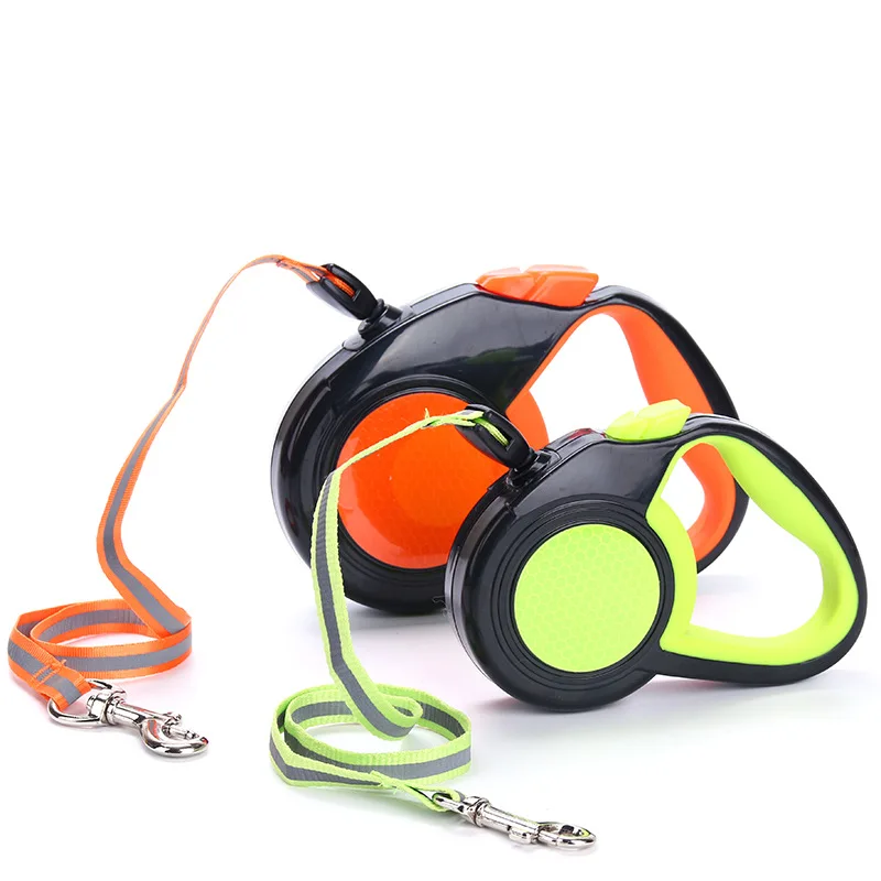 Running Gear Dog - 3 メートル/5 メートル/8 メートル格納式犬のリードナイロン延長ウォーキング反射リード小型大型犬用犬ディスペンサー付き