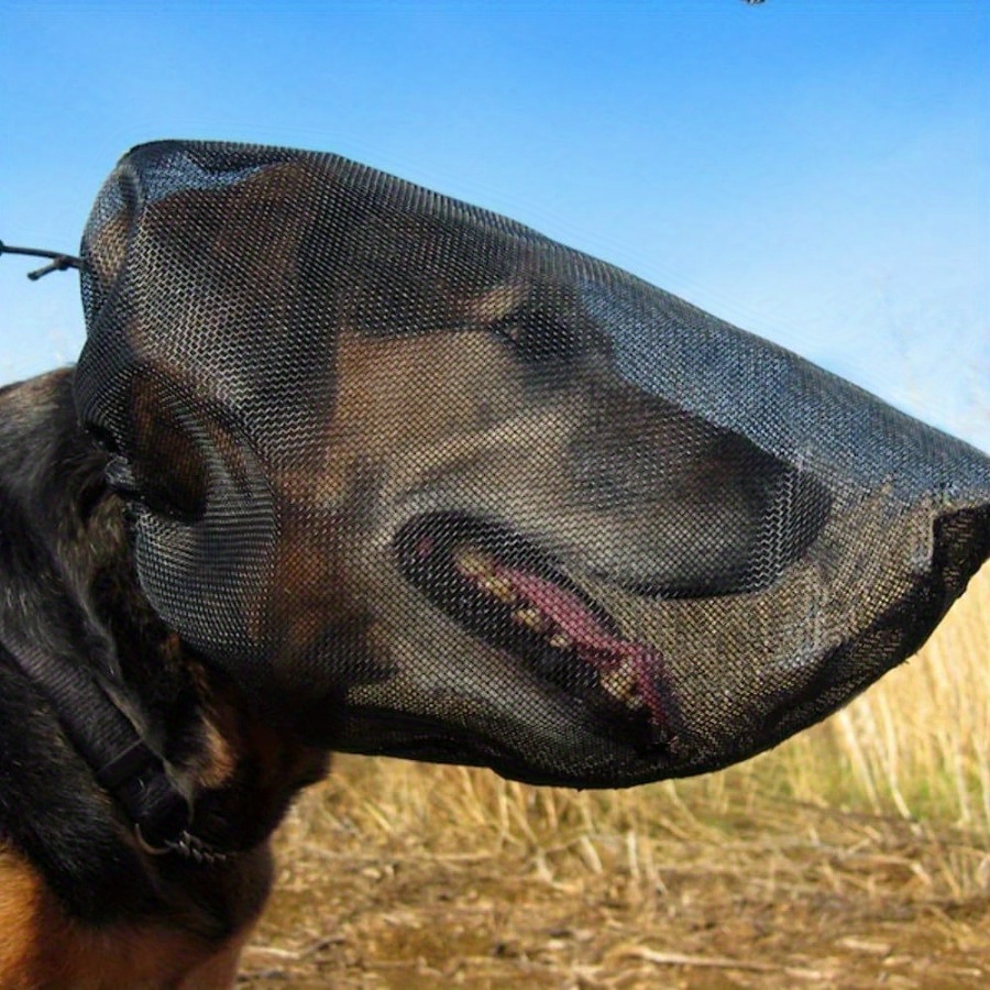 Running Gear Dog - 犬用フェイスシールド 軽量メッシュマズルカバー トレイルランニング用、野生動物保護用ペット保護具 サファリアドベンチャー用