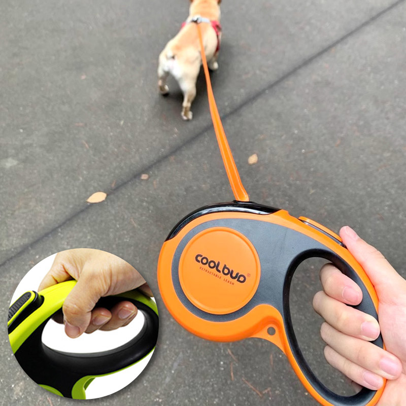 Running Gear Dog - 犬牽引ロープ自動反射犬リード付き格納式ルーレットリード小型大型犬用犬ディスペンサー付き