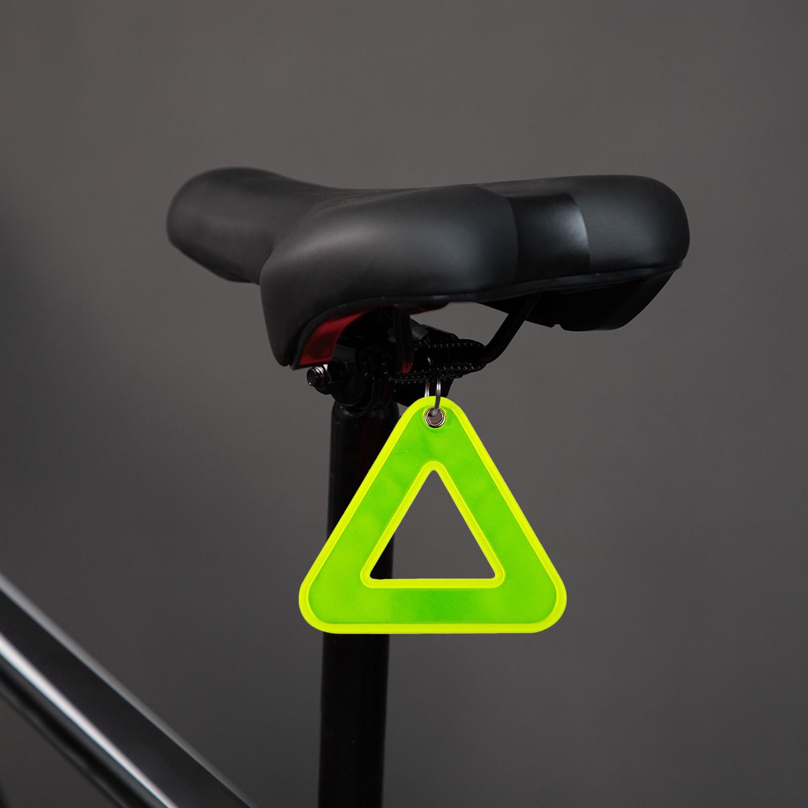 Running Visibility Gear - 三角形反射ペンダント高視認性安全反射板バイクギア夜間ランニングハイキングキャンプアウトドア通勤用