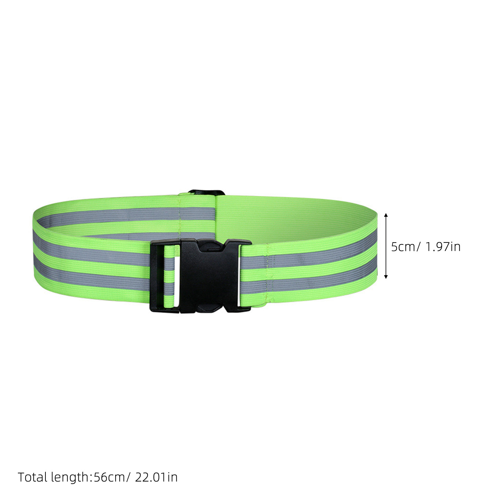 調整可能な反射ベルト、高視認性安全装備、ストレッチニット生地 - Running Visibility Gear のレビューと価格