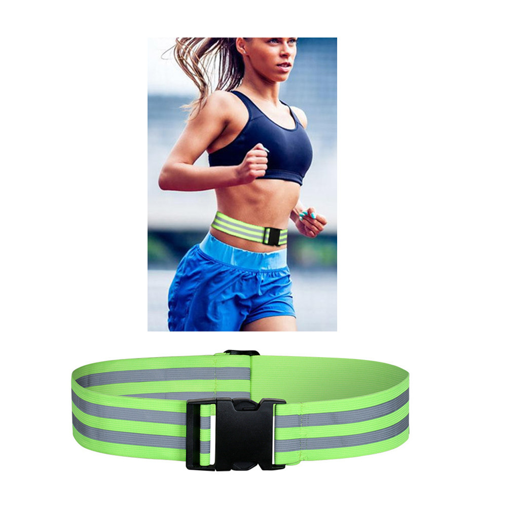 調整可能な反射ベルト、高視認性安全装備、ストレッチニット生地 - Running Visibility Gear のレビューと価格