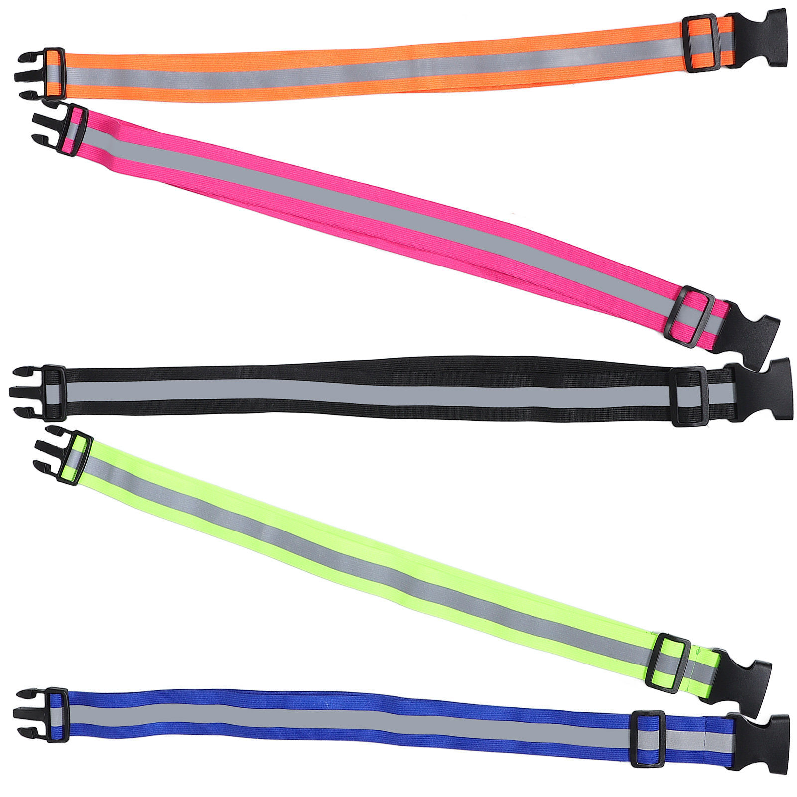 5個入り 反射性弾性ウエストバンド 高視認性 夜間ランニング - Running Visibility Gear のレビューと価格