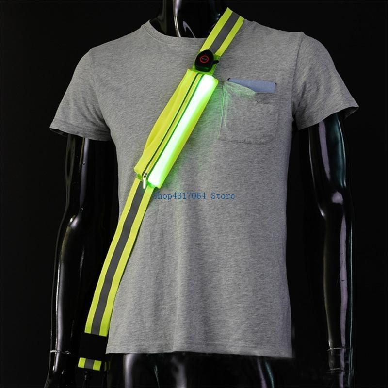 T3LB 高視認性 LED 反射ベルトサッシュ充電式 LED - Running Visibility Gear のレビューと価格