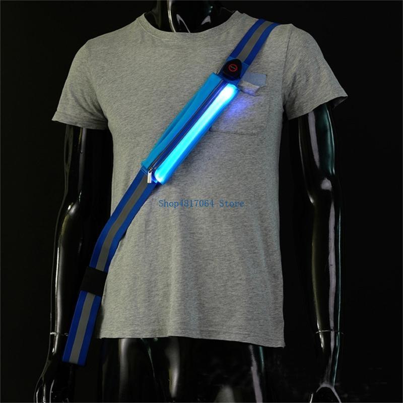 T3LB 高視認性 LED 反射ベルトサッシュ充電式 LED - Running Visibility Gear のレビューと価格