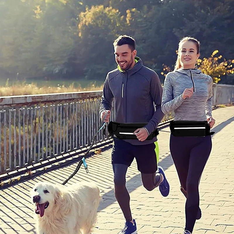 ハンズフリー犬用リード ランニング ウォーキング用 反射リー - Running Gear Dog のレビューと価格