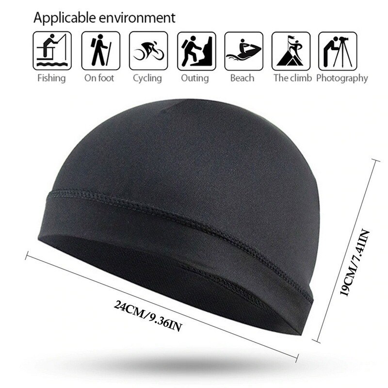 夏サイクリングビーニー男性キャップ女性帽子バイク速乾性弾性自 - Running Gear Hat のレビューと価格