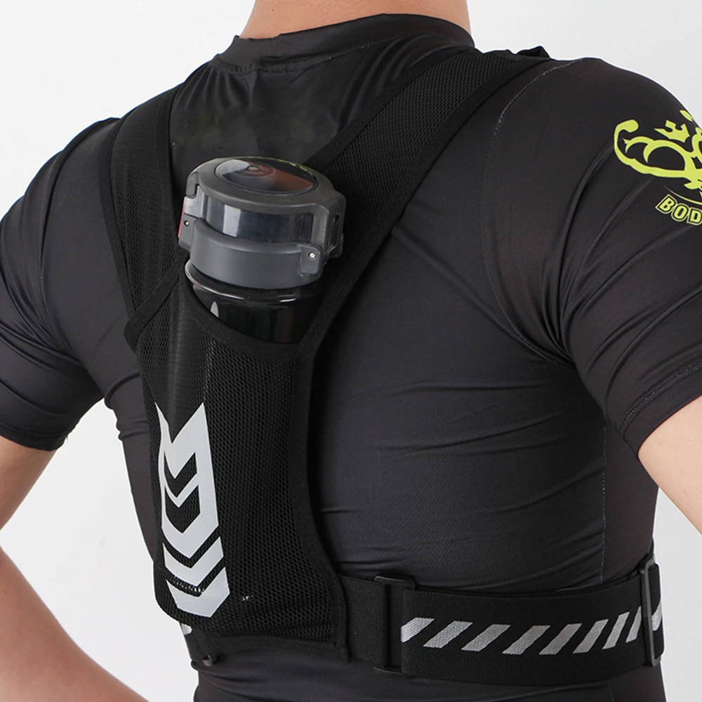 反射材付きランニングベスト（スマホホルダー＆キーポケット付き - Running Gear Cool のレビューと価格