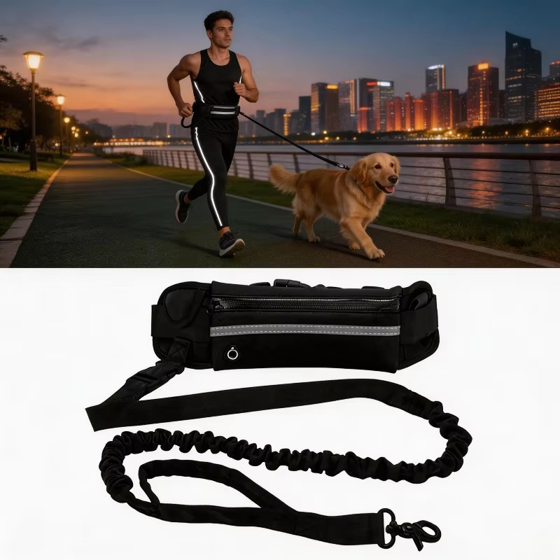 HOMEFISH ハンズフリー犬用リード ペットリード 反射 - Running Gear Dog のレビューと価格