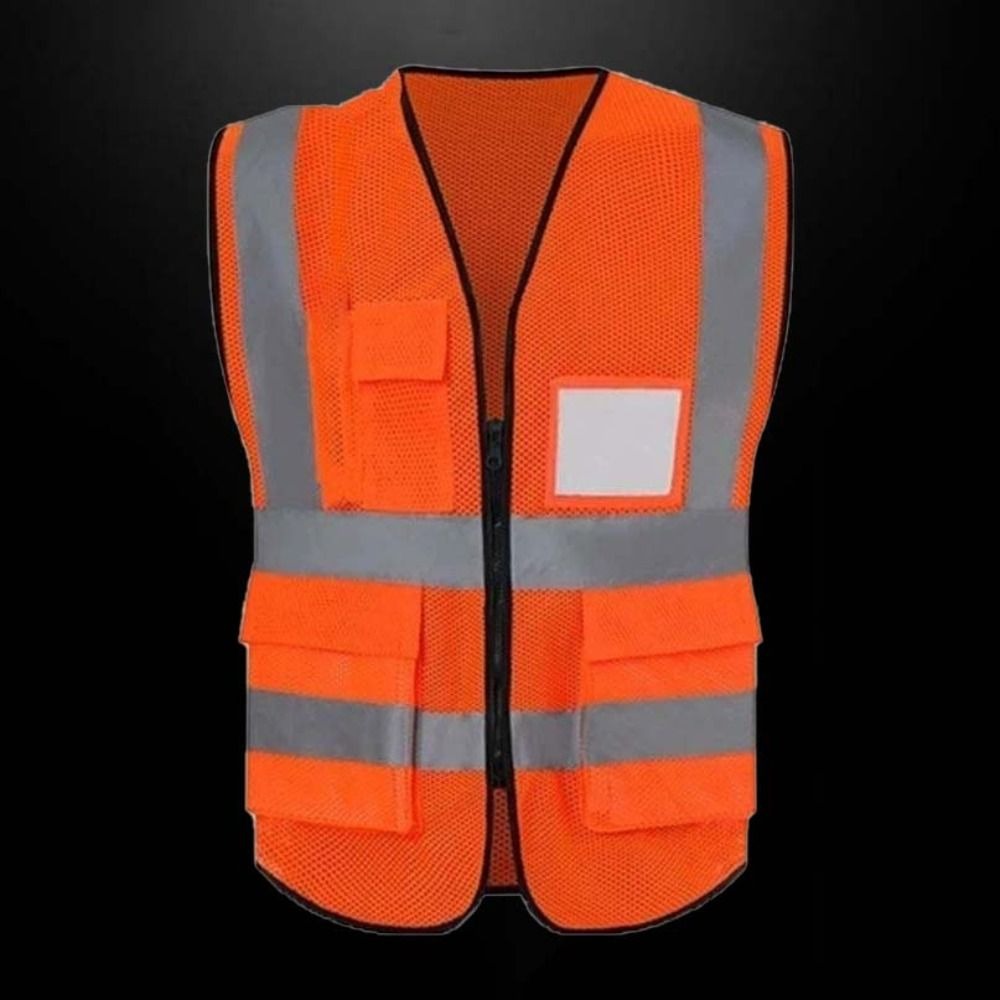 高視認性反射ベスト警告ワンサイズアウトドア安全服ポケット付き - Running Visibility Gear のレビューと価格