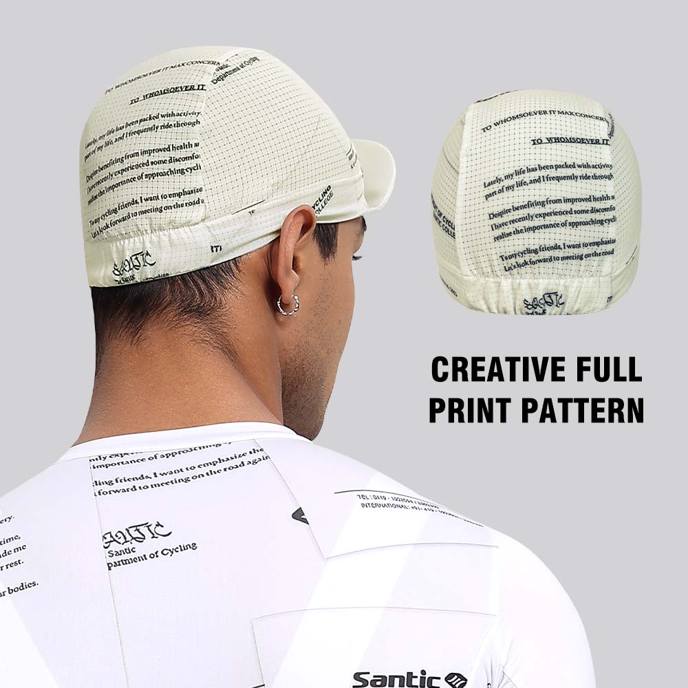 Santic 通気性サイクリングキャップヘルメットの下 UV - Running Gear Hat のレビューと価格