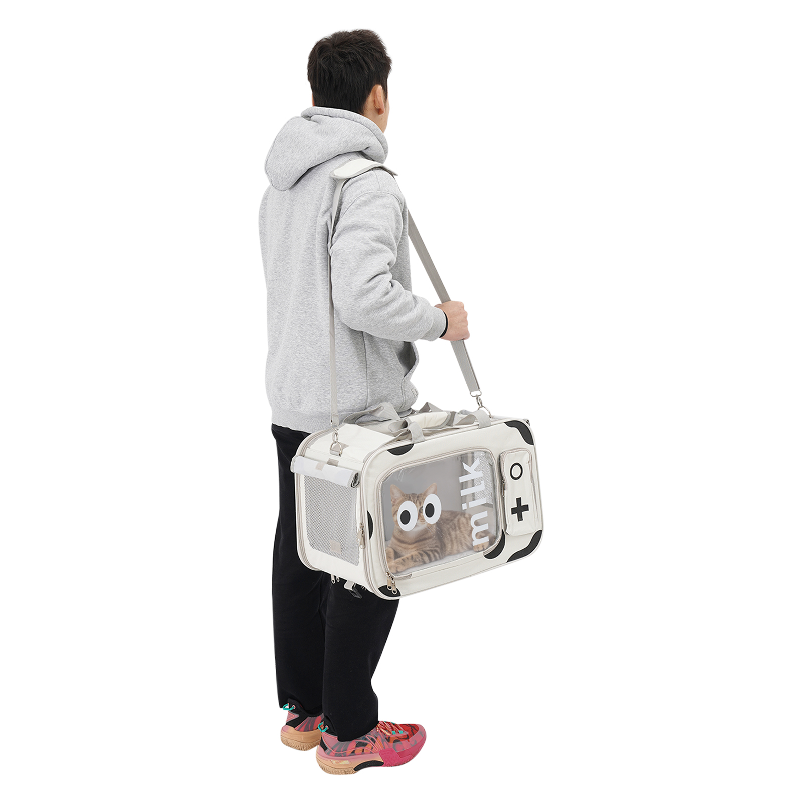 ペット用バックパックキャリア 48x25x32cm、折りたた - Running Gear Dog のレビューと価格
