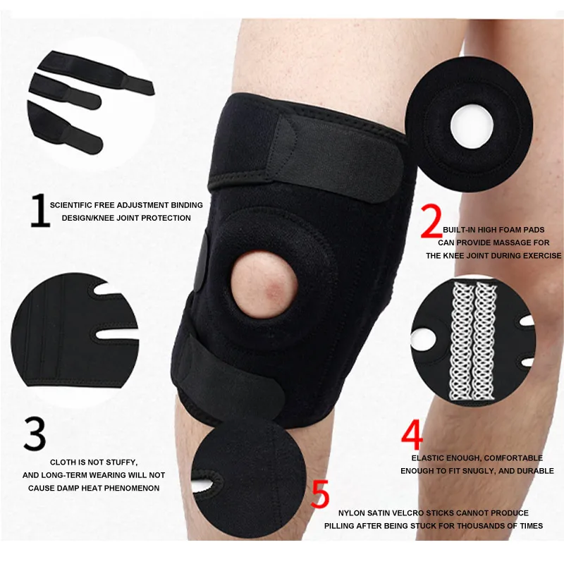 春用サポート付き膝パッド、スポーツランニング用通気性圧縮膝ス - Running Gear Cool のレビューと価格