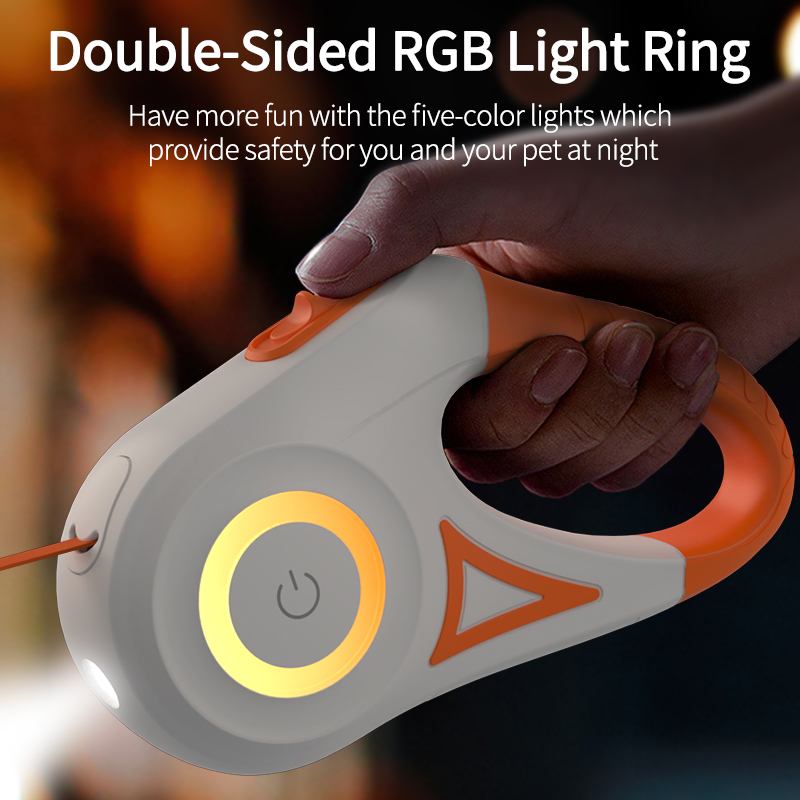 ROJECO 5 メートル自動格納式犬のリード LED 発光 - Running Gear Dog のレビューと価格