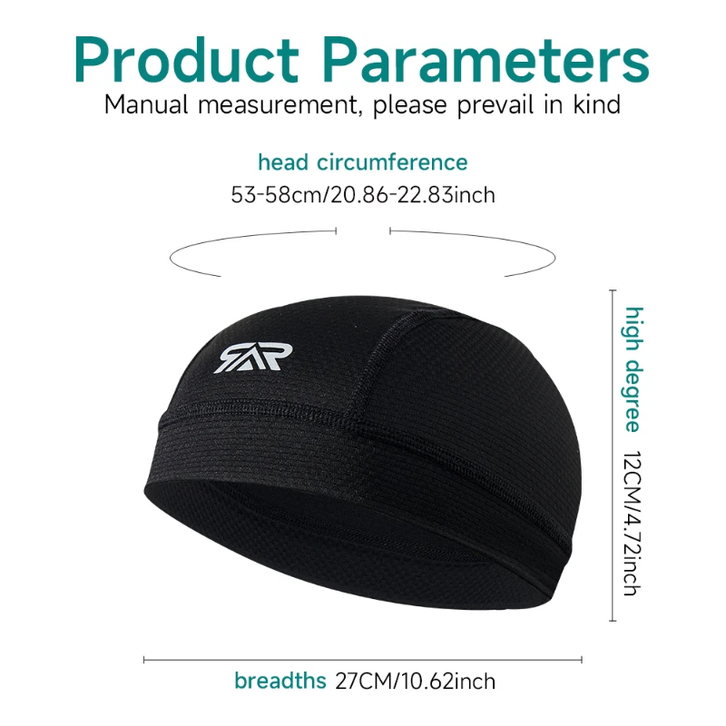 新しいメンズ冷却スカルキャップ サイクリング、ランニング、オ - Running Gear Hat のレビューと価格