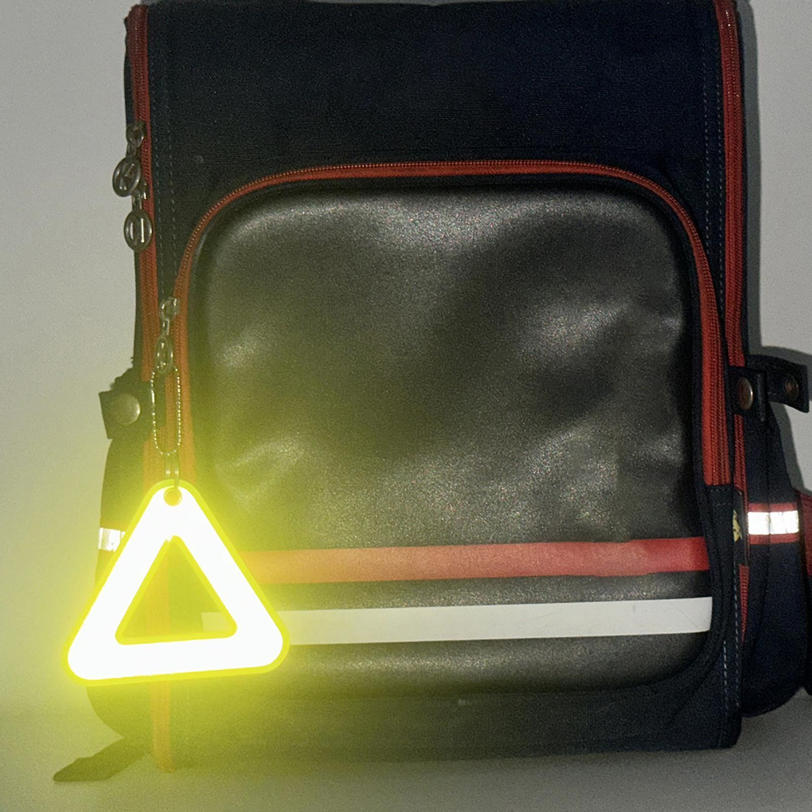三角形反射ペンダント高視認性安全反射板バイクギア夜間ランニン - Running Visibility Gear のレビューと価格