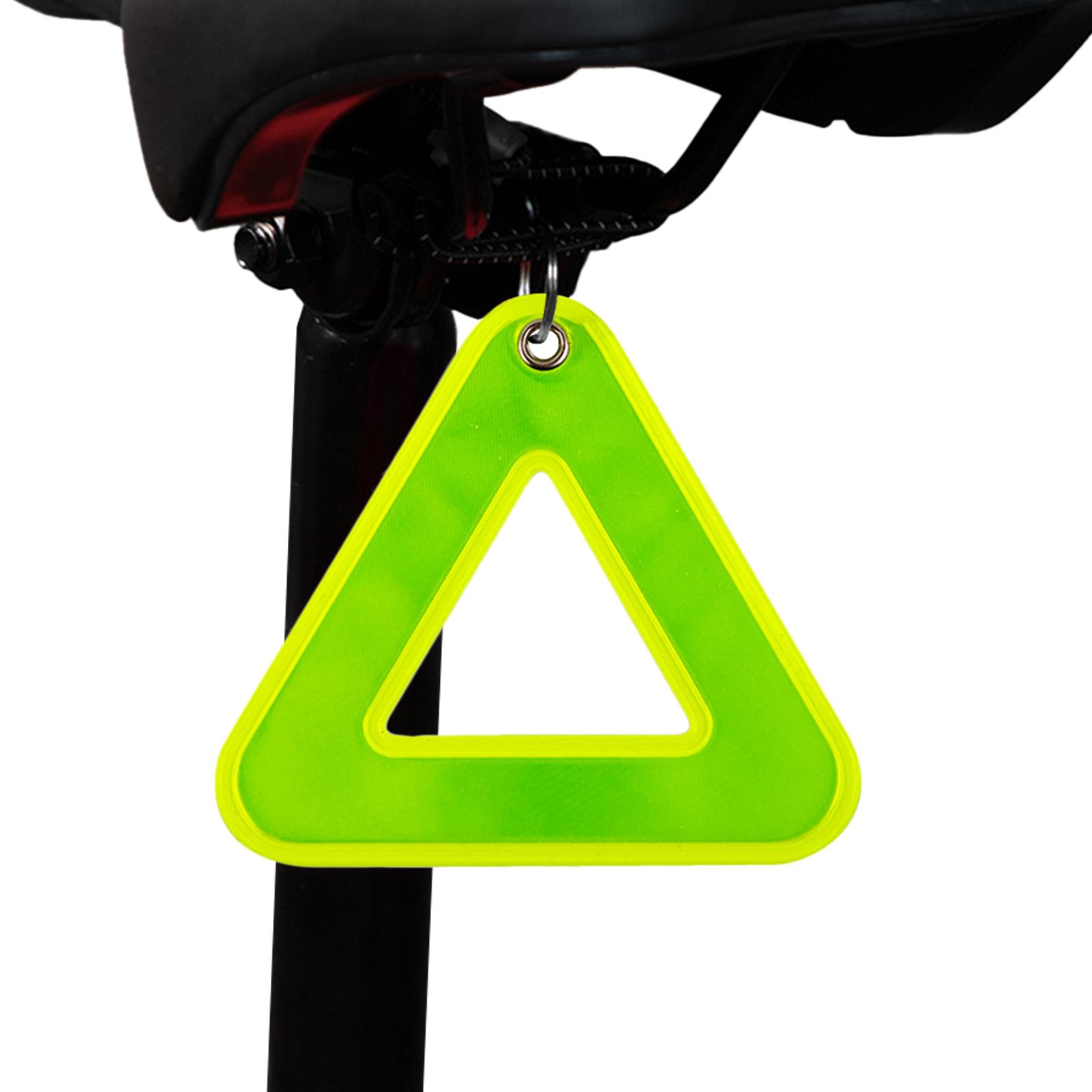 三角形反射ペンダント高視認性安全反射板バイクギア夜間ランニン - Running Visibility Gear のレビューと価格