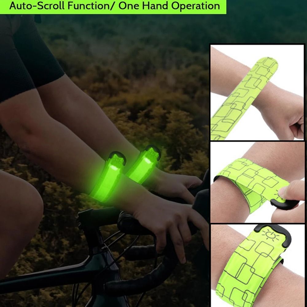 バッテリースタイルナイトランニングアームバンド 5 色高視認 - Running Visibility Gear のレビューと価格