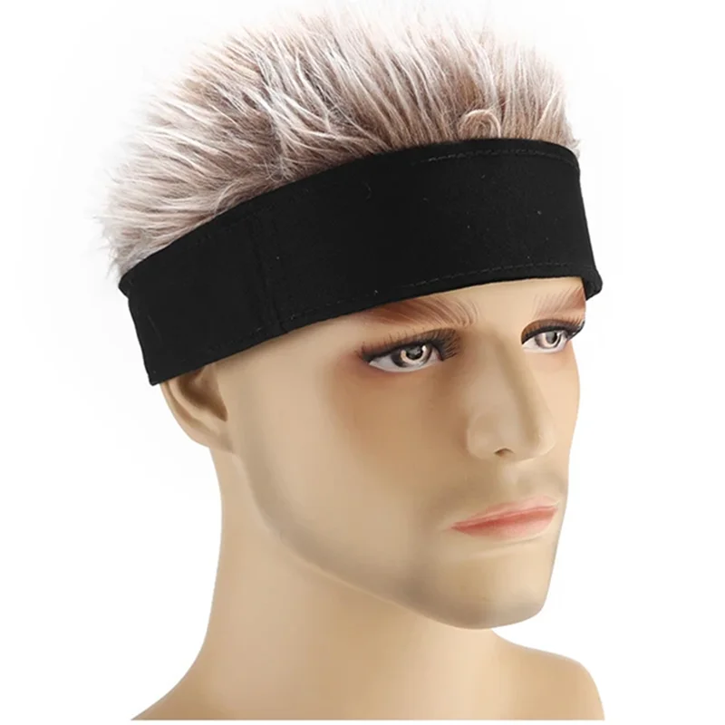 メンズ・レディース用合成ウィッグ、スパイクヘアビーニーキャッ - Running Gear Hat のレビューと価格